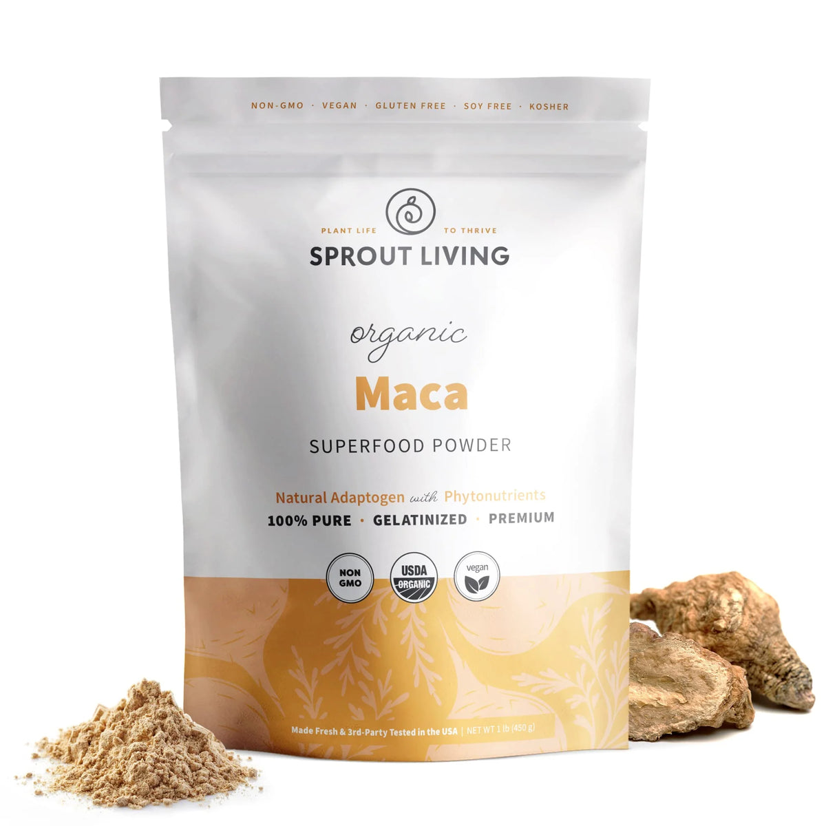 Organic Gelatinized Maca Root Powder 1 lb C951