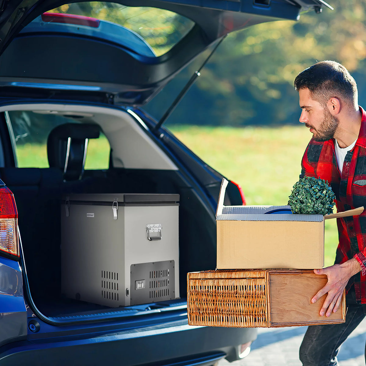 68 Quart Portable Car Refrigerator D24812