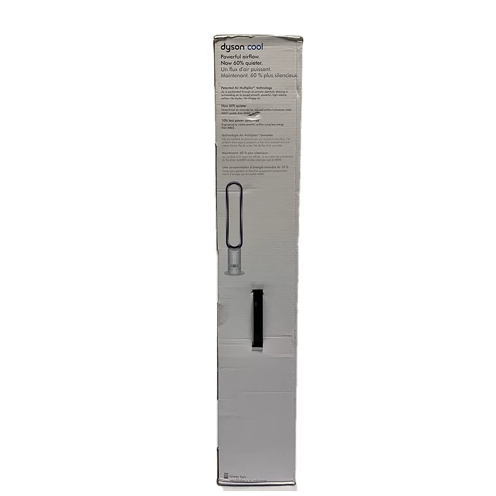 White Silver Tower Fan R331967