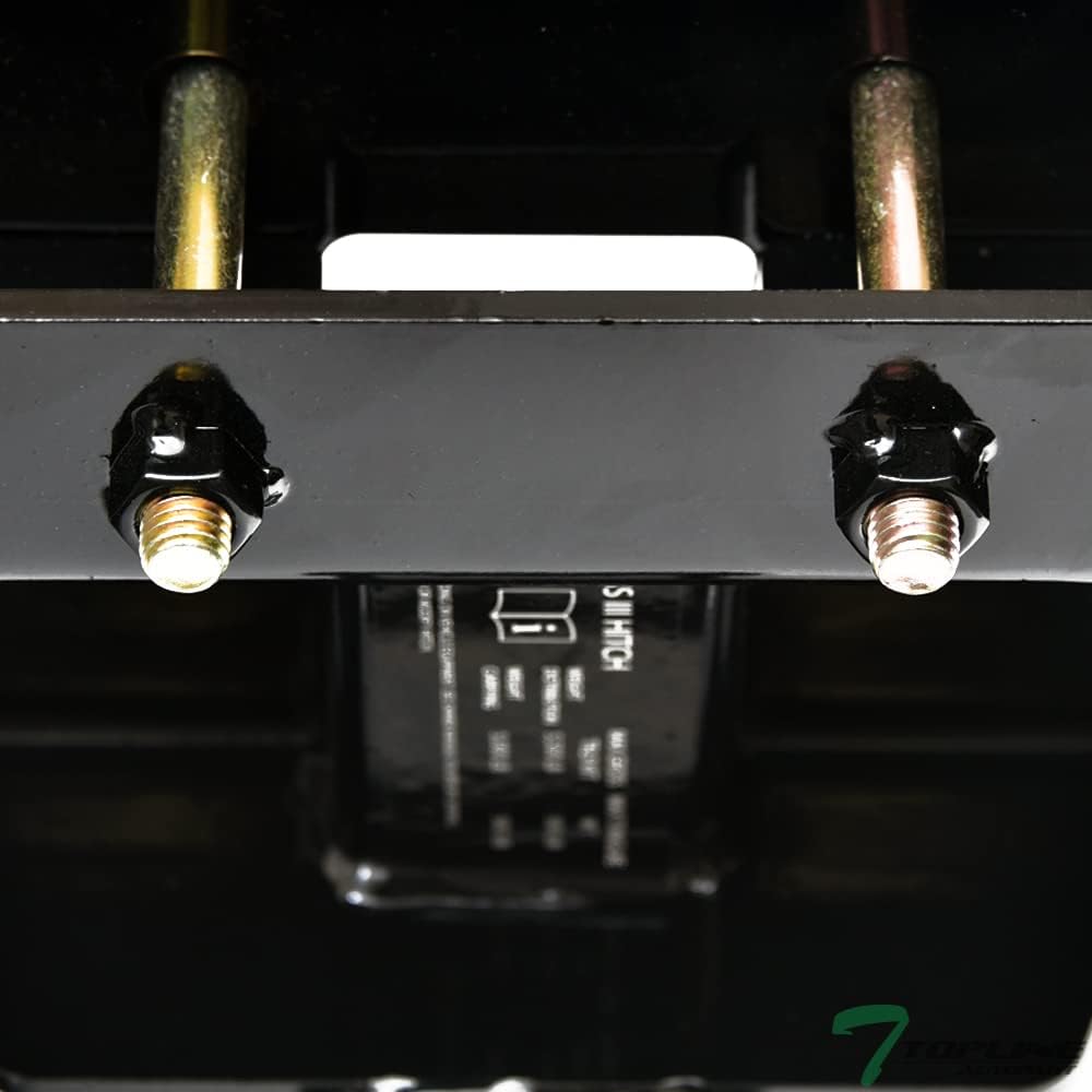 Class 3 Black 2" Rear Trailer Tow Hitch Receiver Tube H418
