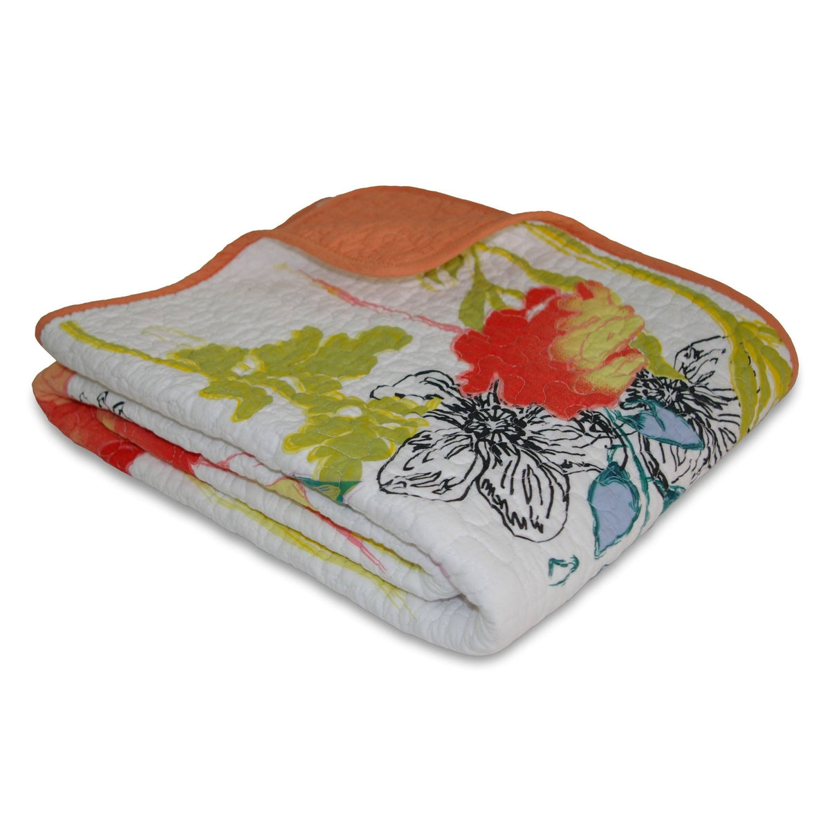 Quilted Cotton Throw P8989