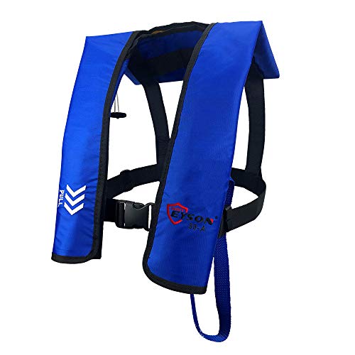 Blue Auto Inflatable Life Jacket A6122