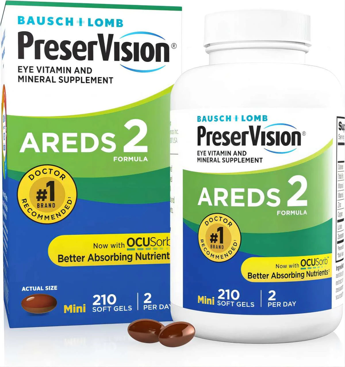 210 Softgels Eye Vitamin & Mineral Supplement N211761