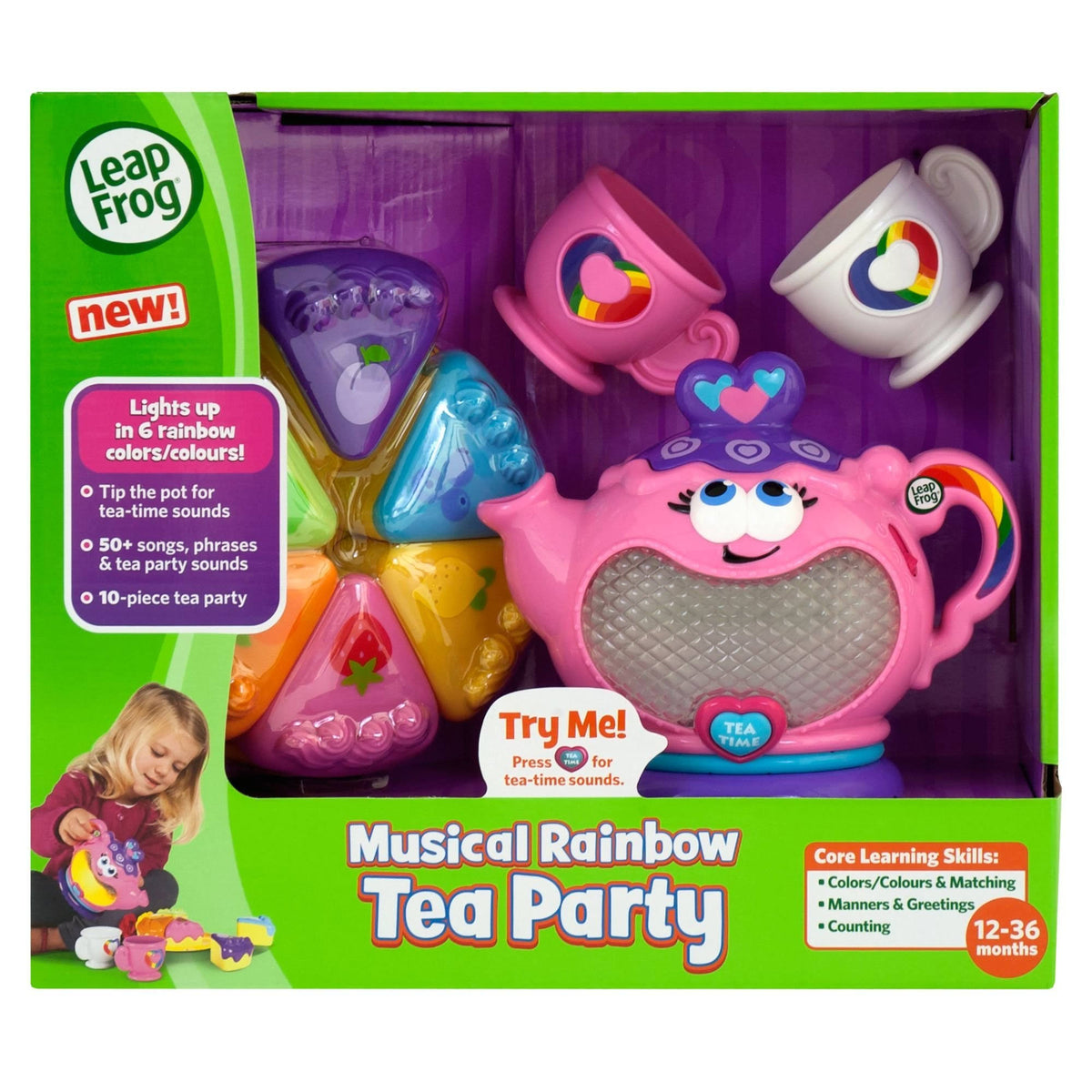 Musical Rainbow Tea Set X56358