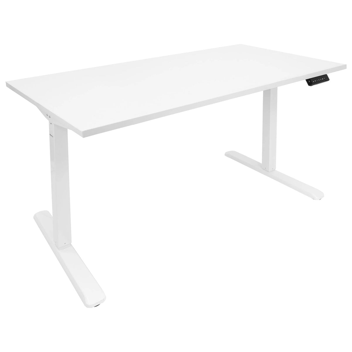 White Electric Standing Desk 55" V597473
