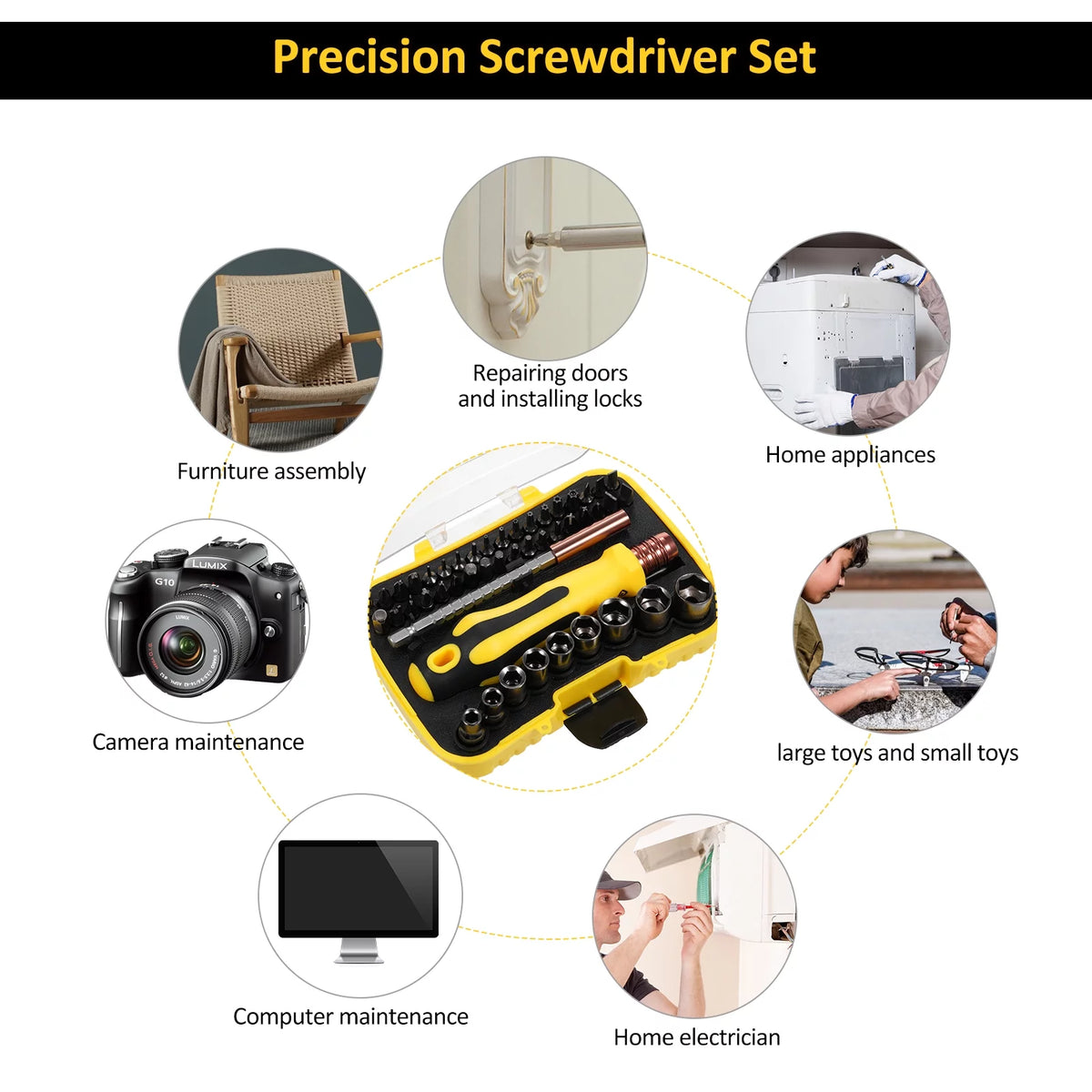 Socket Wrench Screwdriver Set H6317
