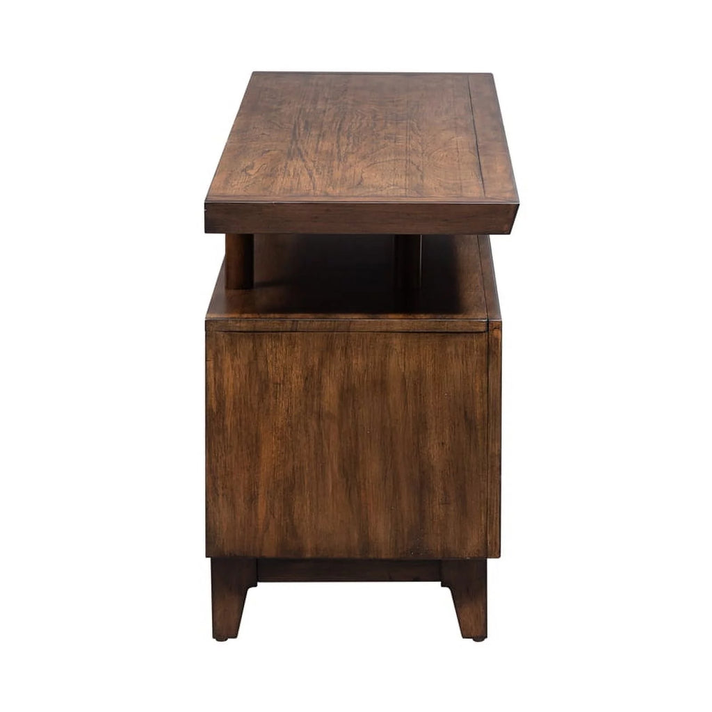 Modern Wood TV Console in Mahogany R887324