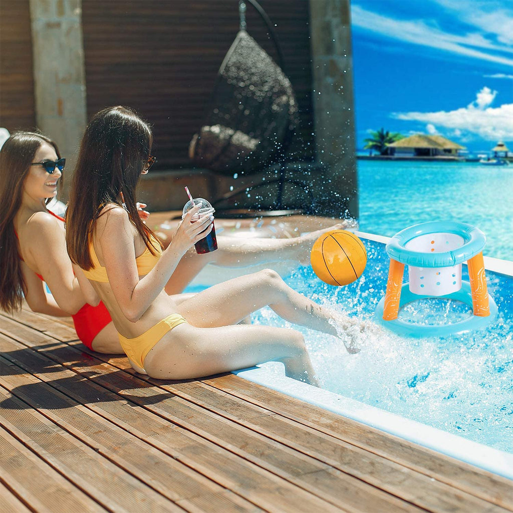 Inflatable Pool Float Set with Volleyball Net G29257