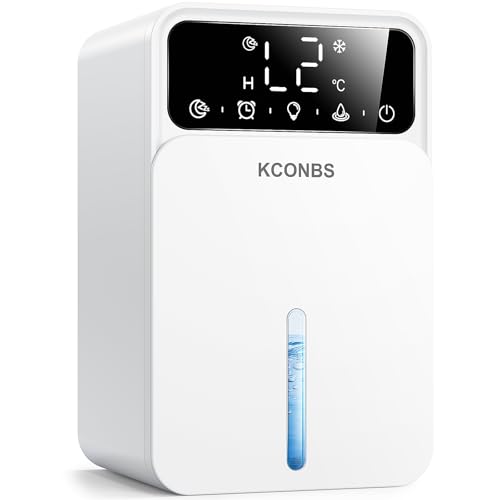60 OZ Dehumidifier with Auto Shut Off, Timer, 7 Colors LED Light N72070