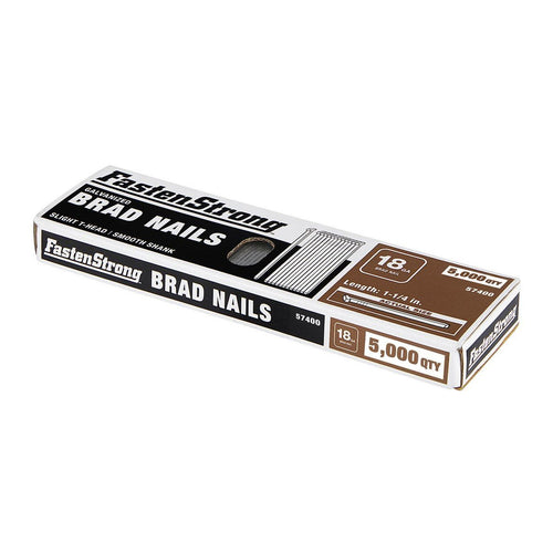 1-1/4 in. 18 GA Galvanized Brad Nails, 5000-Piece Q656037