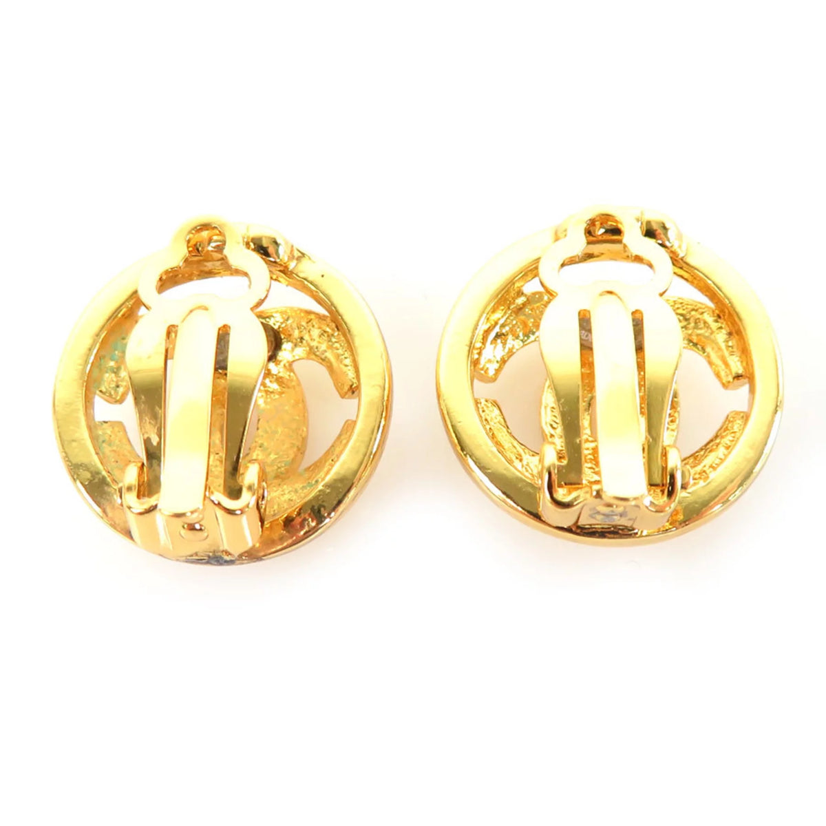 Pre-Owned Gold Metal Earrings U79356