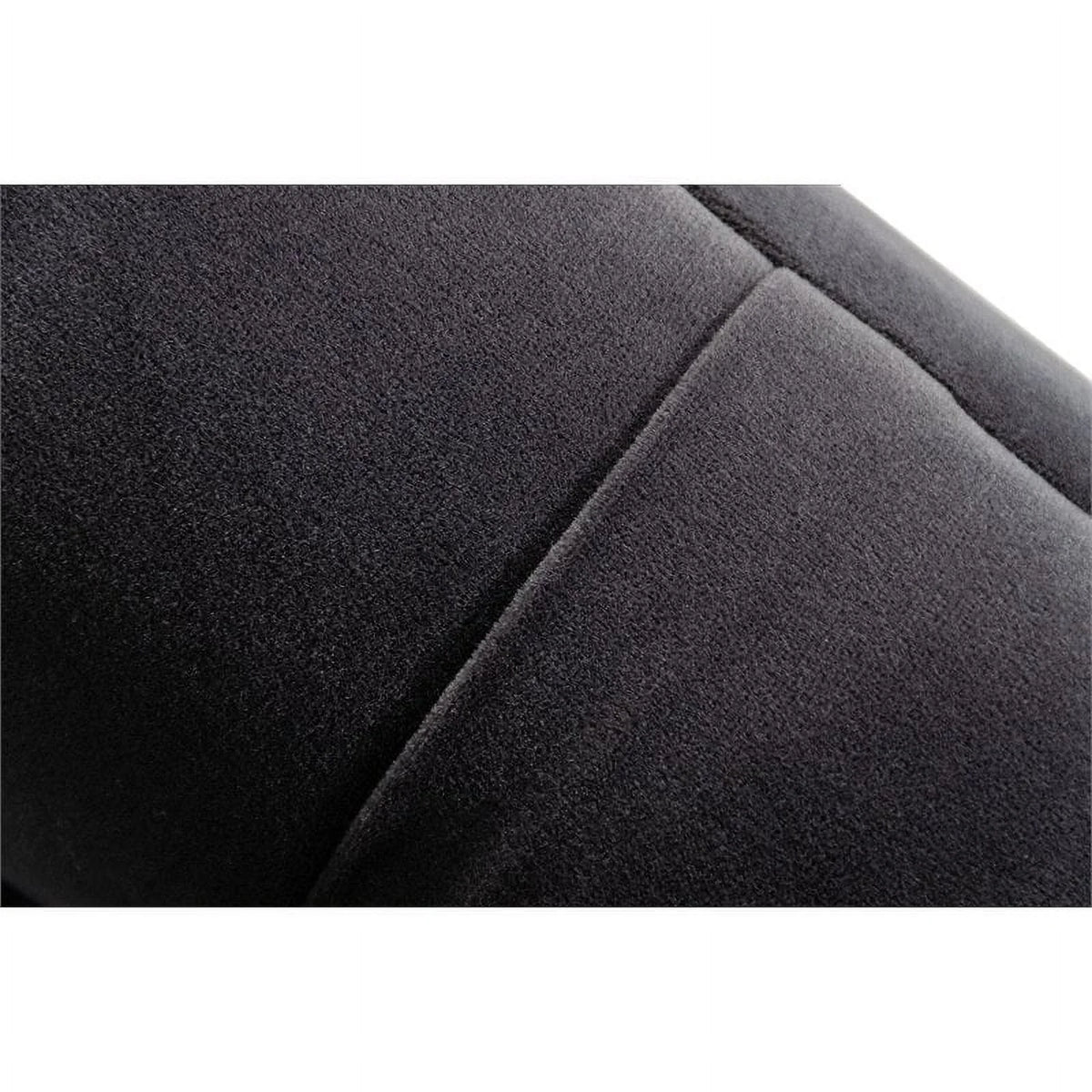 Dark Gray Gold Velvet Solid Wood Sofa G89069