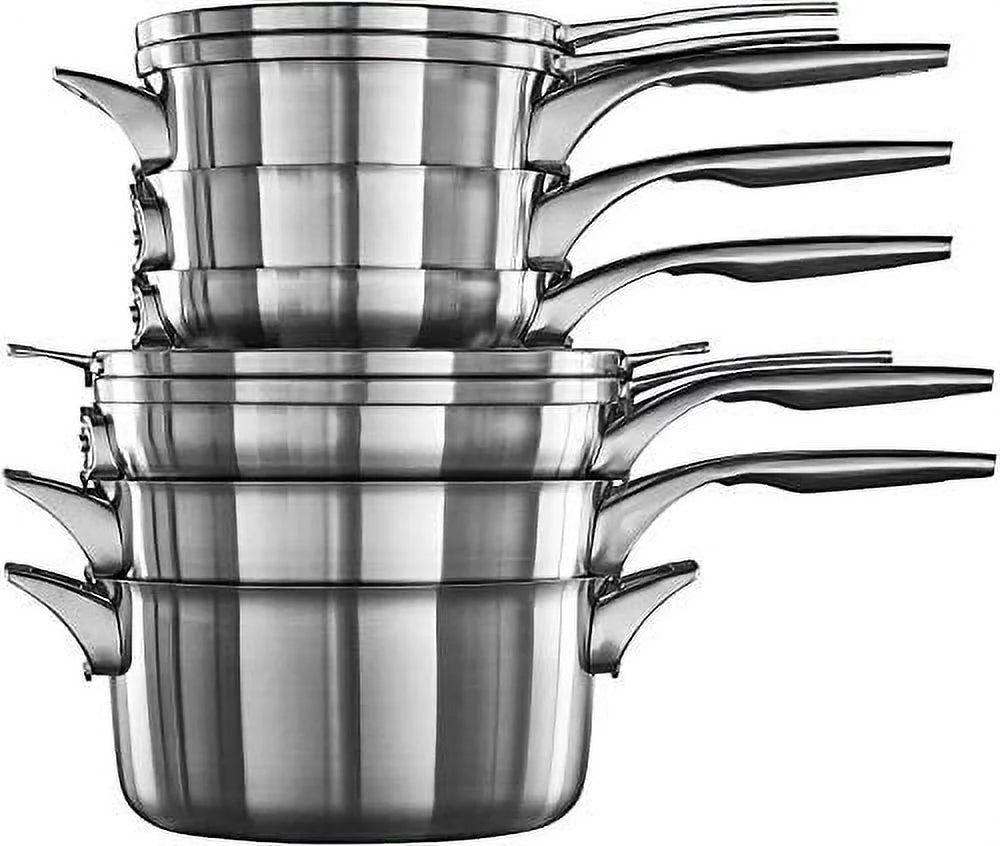 10-Piece Stainless Steel Cookware Set H137594