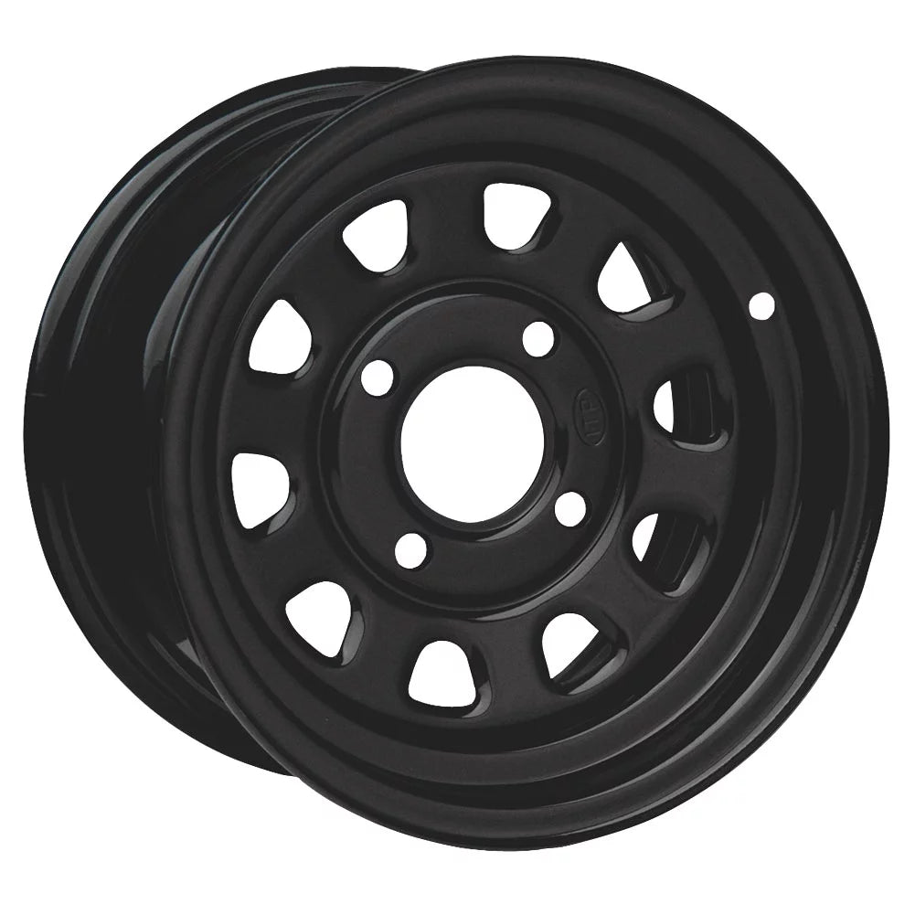 12x7 Black Steel Wheel U4183