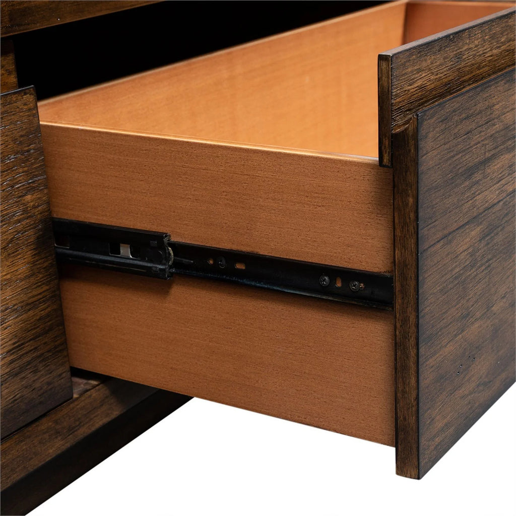 Modern Wood TV Console in Mahogany R887324