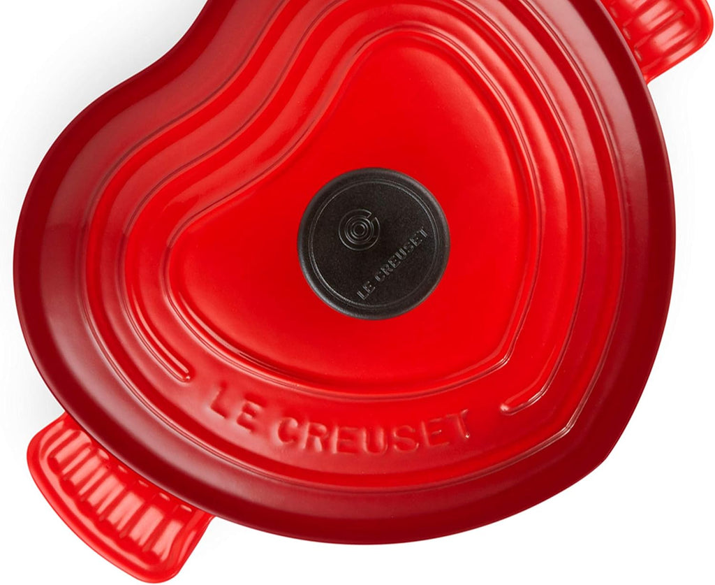 2 qt. Enameled Cast Iron Heart Cocotte X5946
