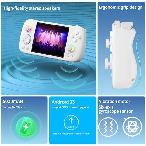 Handheld Retro Game Console with 4-inch IPS Screen 128G TF Card I832224