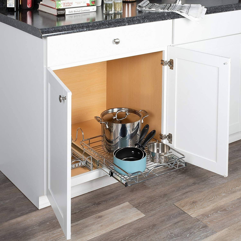 Chrome Slide Out Cabinet Organizer H791316