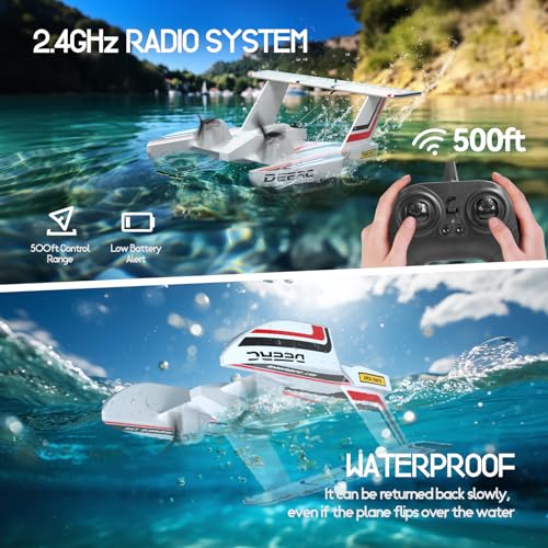 Amphibious Tri-Phibian Aircraft RC Plane with 2 Batteries L729