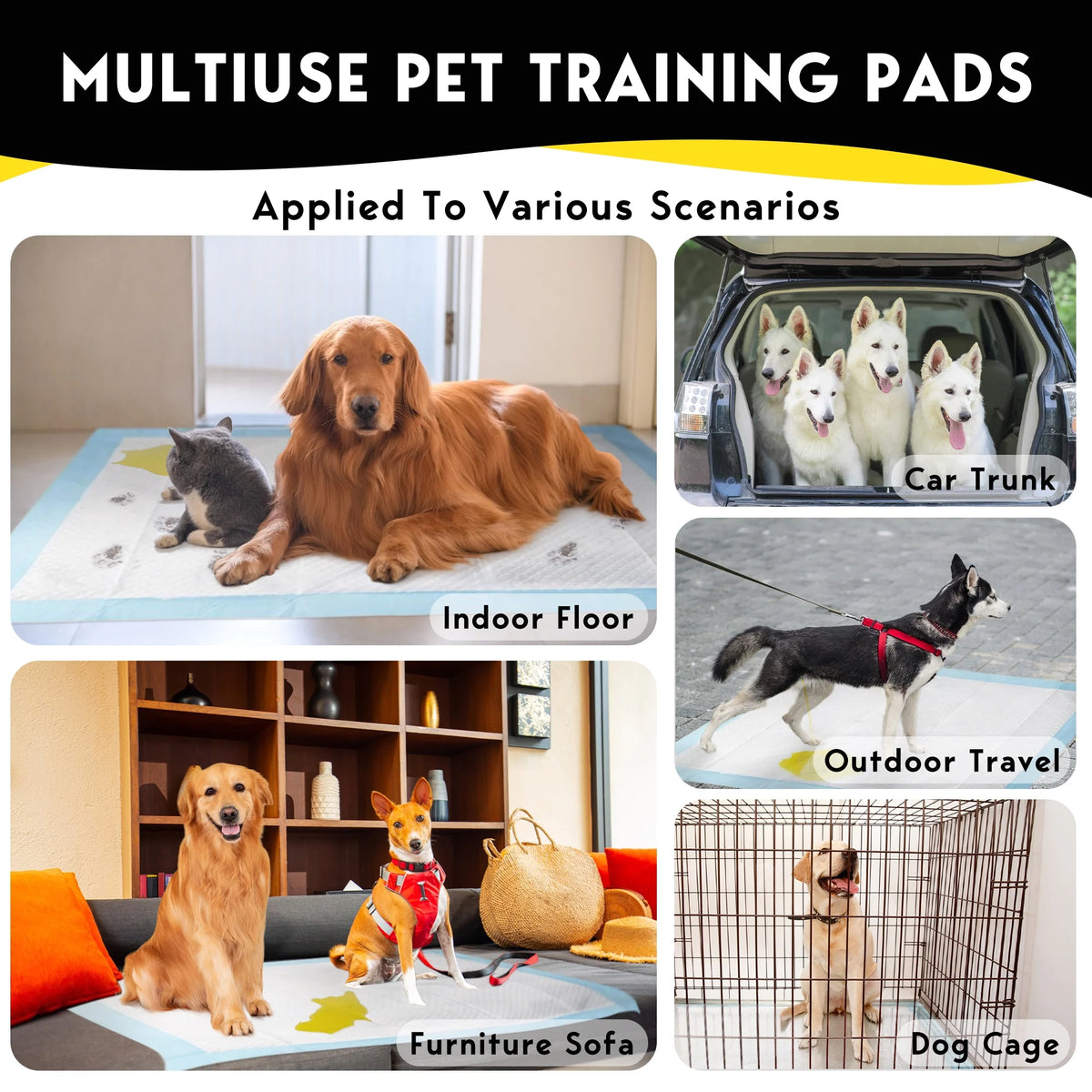 XXL Absorbent Dog Training Pads, 30x36 inch, 100 Count H977199