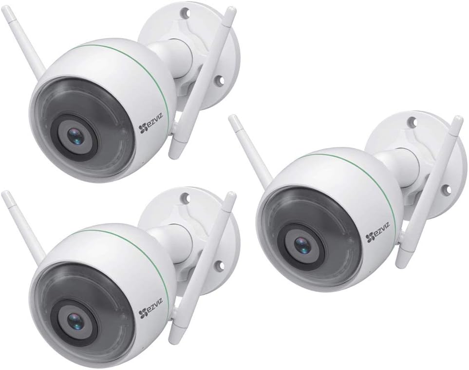 1080P WiFi Outdoor Security Camera 3 Packs I2410