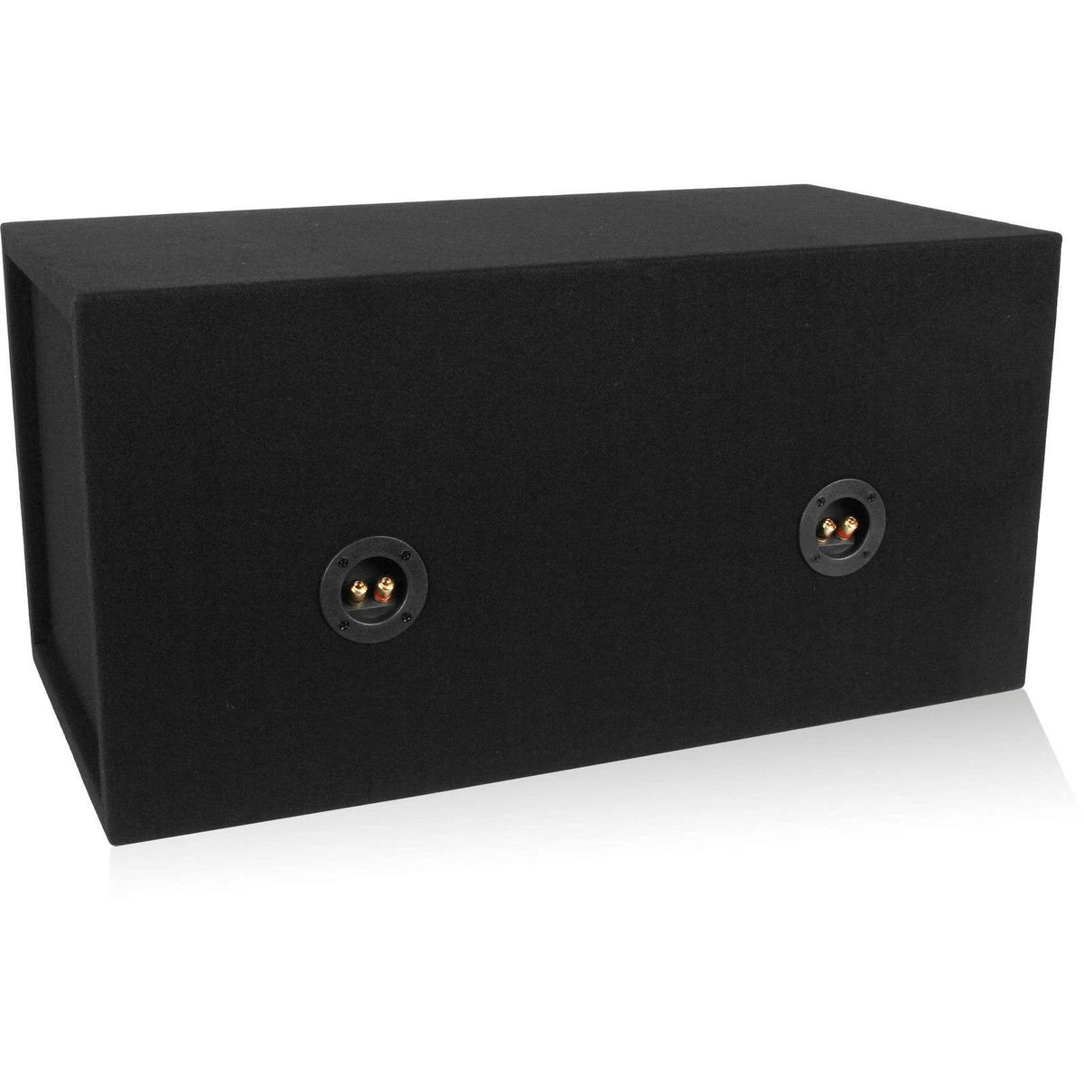 Dual 12-Inch Car Subwoofer Box Sealed MDF D525126