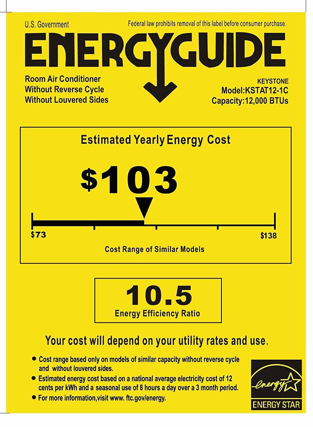 12,000 BTU 115V Through-the-Wall Air Conditioner with Remote K7475