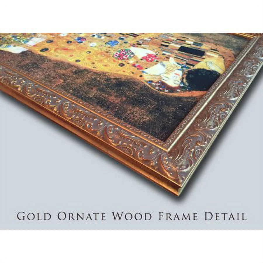 14x12 Gold Ornate Wood Frame Double Matted Art Print L804891