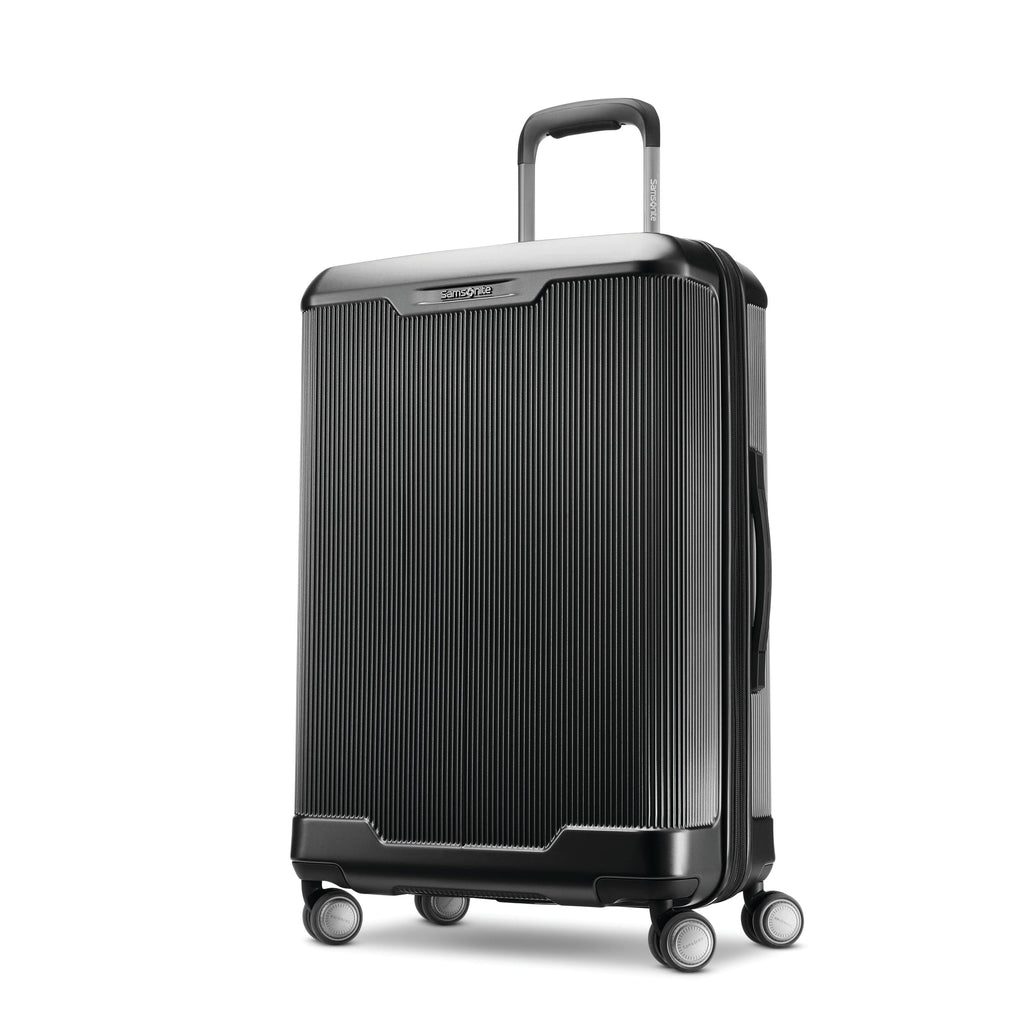 Black Medium Expandable Spinner Suitcase Z77681