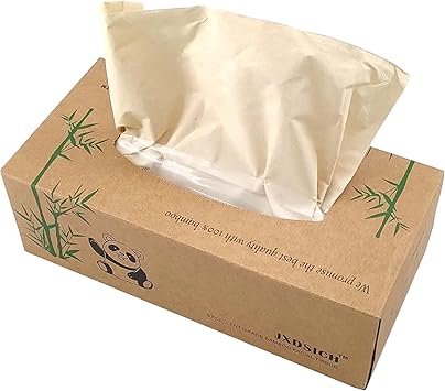 Bamboo Facial Tissues 3 Ply 8 Boxes 800 Tissues C367