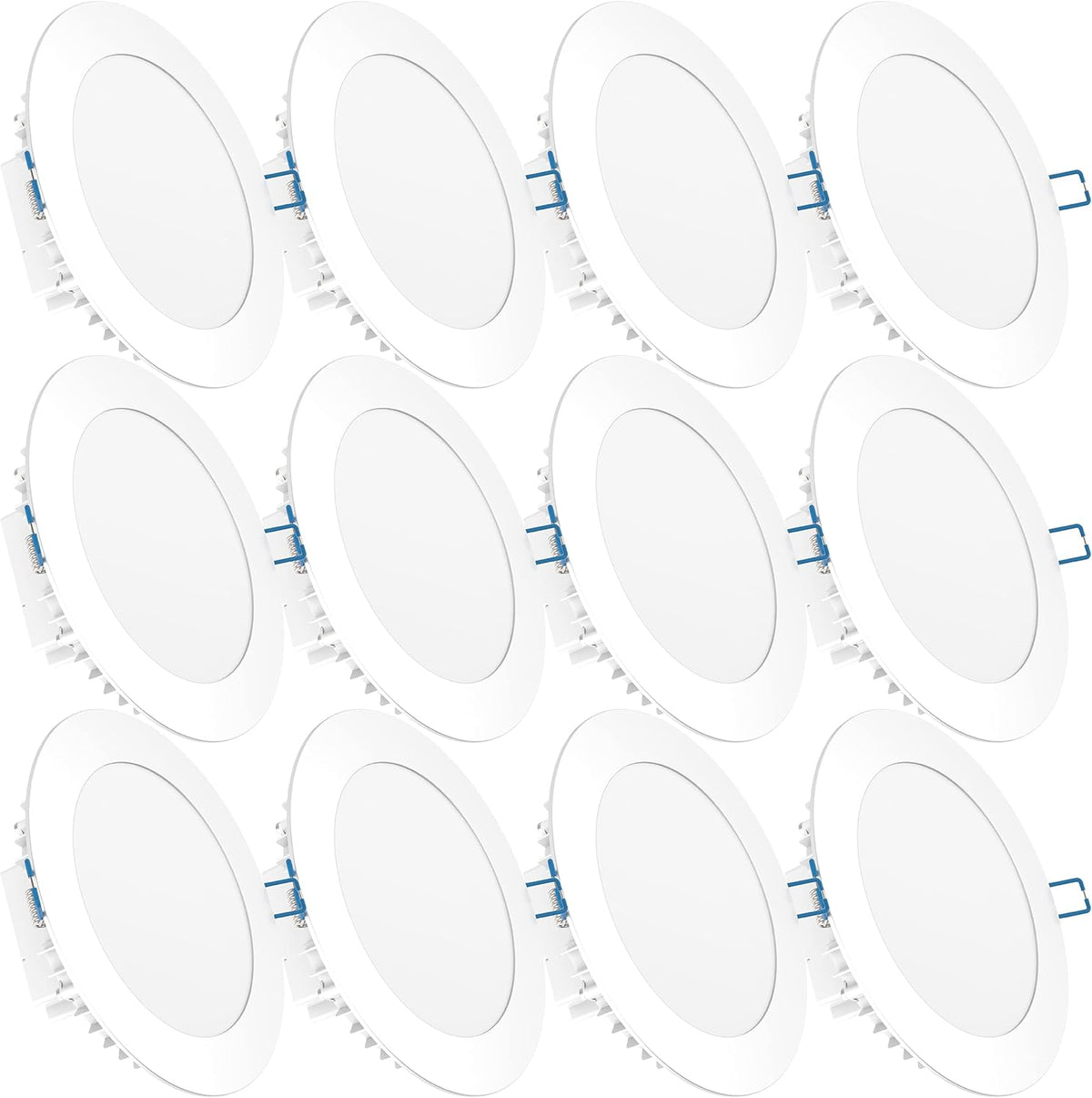 12 Pack 4 Inch Ultra Thin LED Recessed Ceiling Lights E153373