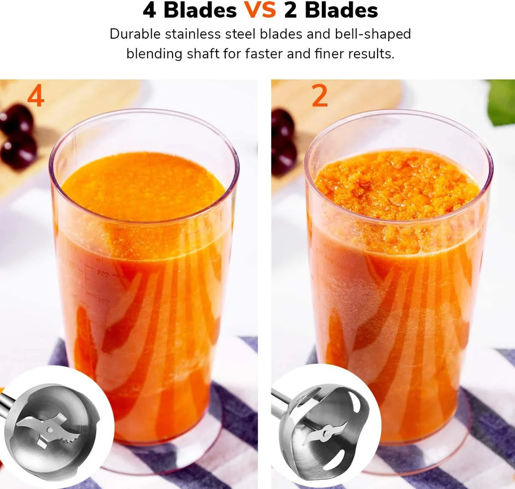 500 Watt 8 Speed Stainless Steel Immersion Blender S411