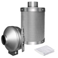 4 inch 190 CFM Inline Fan with Carbon Filter W812