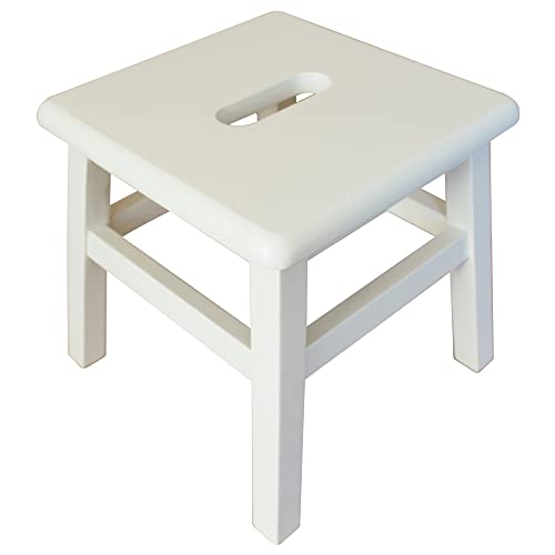 Solid Hardwood Step Stool, 12.25 Inches, Unfinished X324816