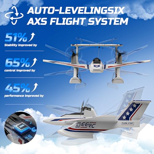 Amphibious Tri-Phibian Aircraft RC Plane with 2 Batteries L729