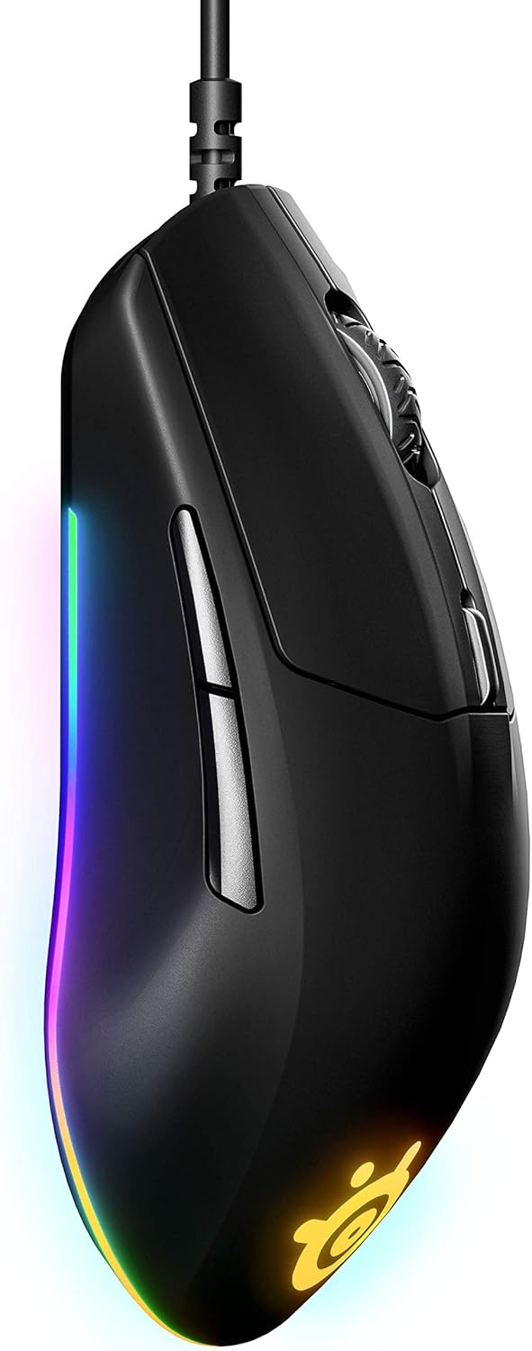 Black Gaming Mouse with 9 Programmable Buttons C448042