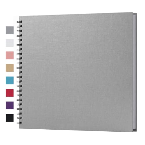 10 x 10 Inch 40 Pages Hardcover Kraft Paper Scrapbook Album S862923