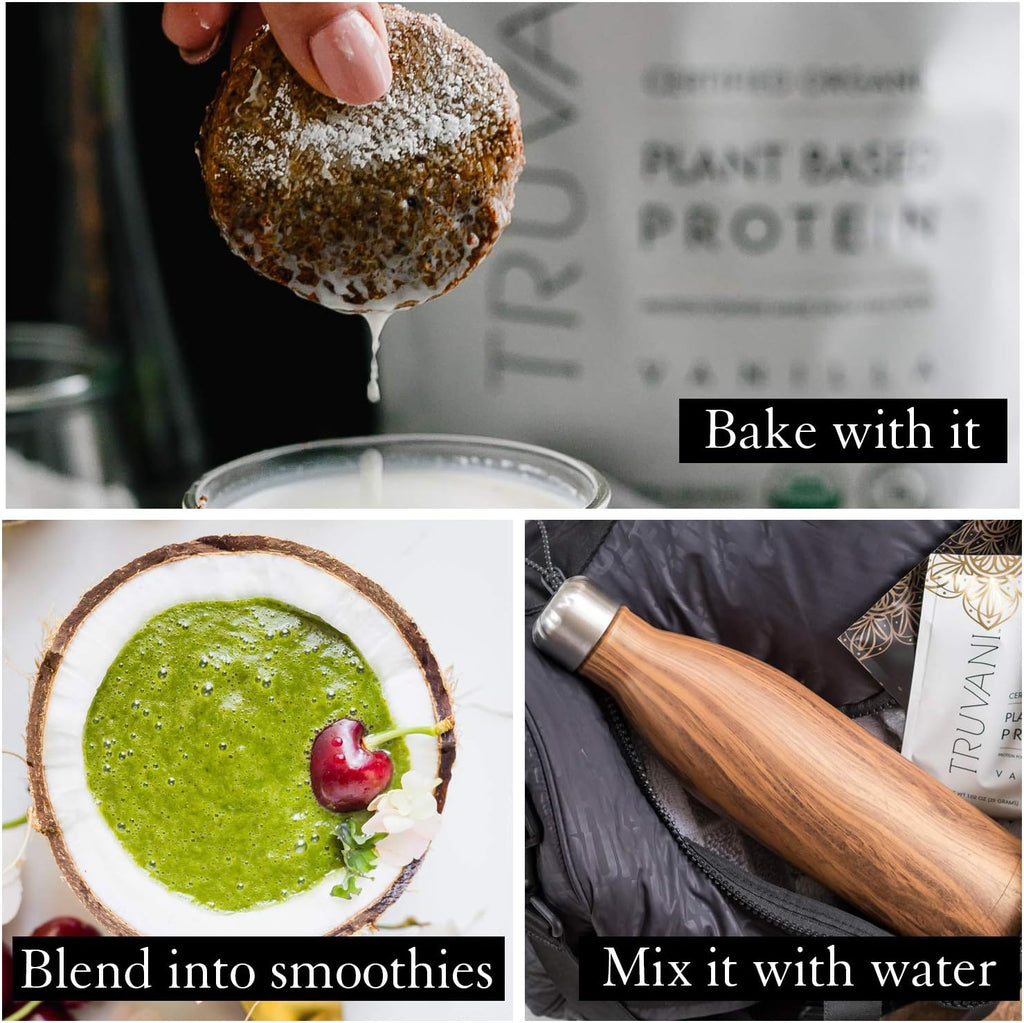 Vanilla Plant Based Protein Powder, 20.9 oz Pack of 2 V19087
