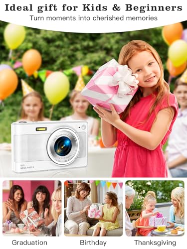 56MP FHD 1080P Compact Digital Camera with 16x Zoom Anti Shake V433451
