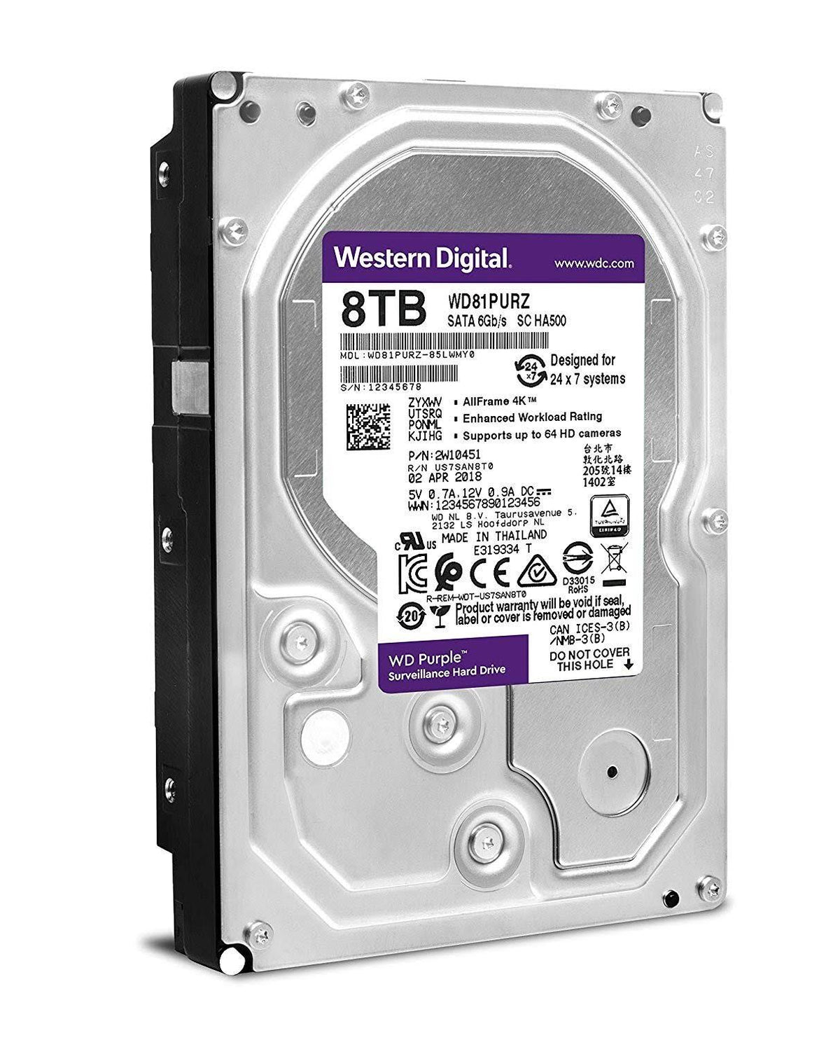 8 TB Surveillance Internal HDD SATA 6Gb/s 5,400 rpm M172971
