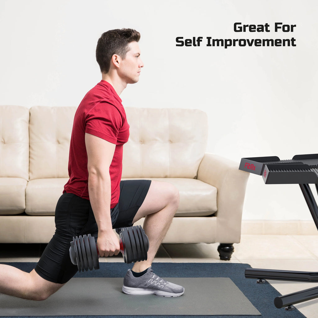 Adjustable Dumbbell 5-52.5 lbs Black N11780