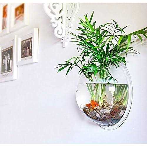 Wall-Hanging Acrylic Fish Bowl 1 Gallon T733083