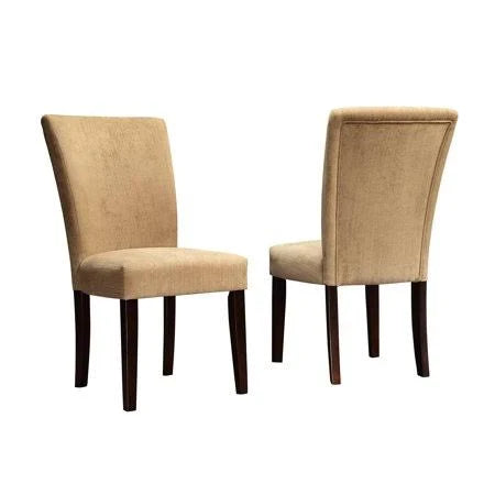 Set of 2 Chenille Parson Chairs V945