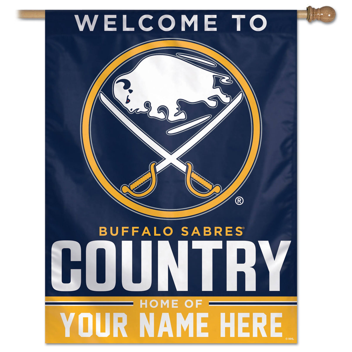 Buffalo Sabres 27 x 37 Vertical Banner M9811