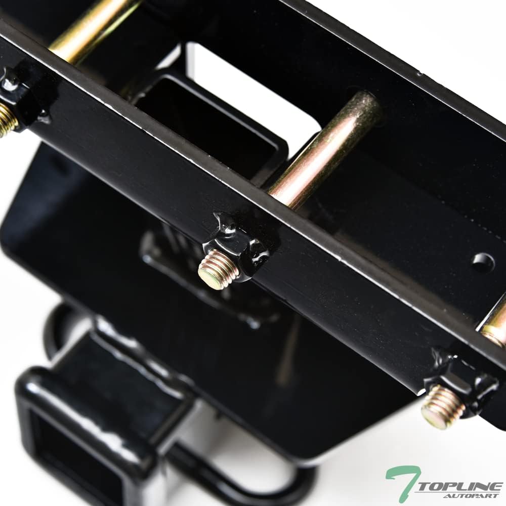 Class 3 Black 2" Rear Trailer Tow Hitch Receiver Tube H418