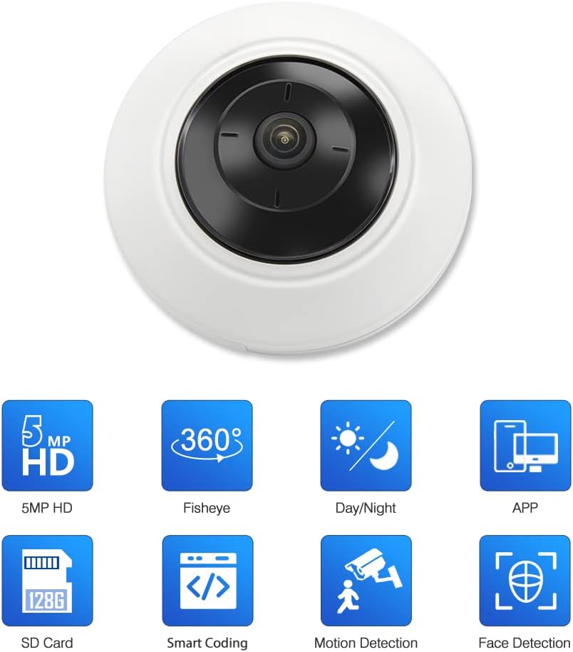 5 MP Fisheye Dome POE IP Camera P578500