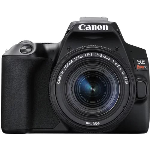 Black DSLR Camera with 18-55mm Lens W77510