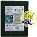 9-ft x 12-ft Heavy-Duty 8-mil Reversible Green/Silver Poly Tarp T752728