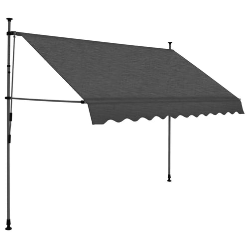 118.1" Anthracite Retractable Awning X87926