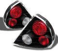 Black Rear Brake Tail Lights Assembly Left+Right A295